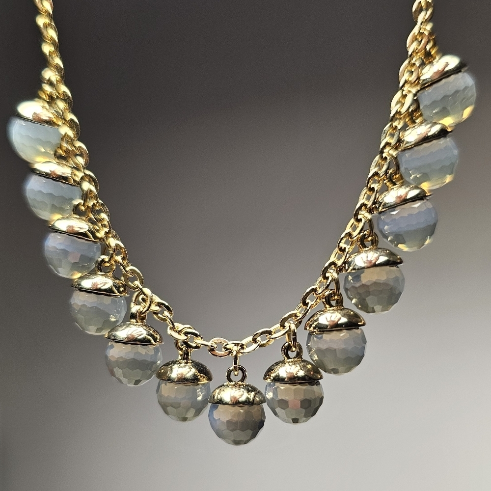 🇦🇹 Swarovski Crystal Beads Gold-Plated Necklace - Picture 11 of 16